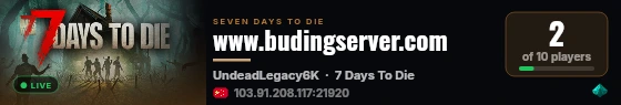 www.budingserver.com live status badge