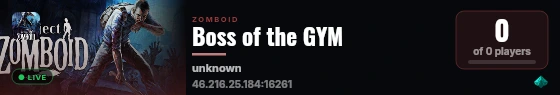 Boss of the GYM live status badge