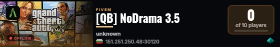 [QB] NoDrama 3.5 live status badge
