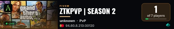 ZTKPVP | SEASON 2 live status badge