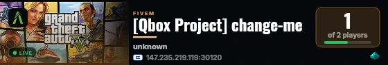 [Qbox Project] change-me live status badge