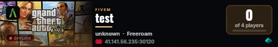 test live status badge