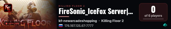 FireSonic_IceFox Server|Custom maps live status badge