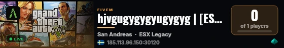 hjvgugygygyugygyg | [ESX Legacy] live status badge
