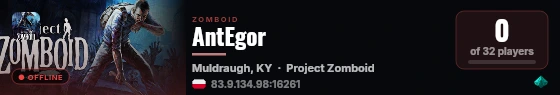 AntEgor live status badge