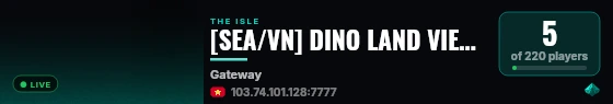 [SEA/VN] DINO LAND VIET NAM  SV 1- VOIP - ANH BEN live status badge