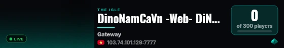DinoNamCaVn -Web- DiNoNamCaVn.online live status badge