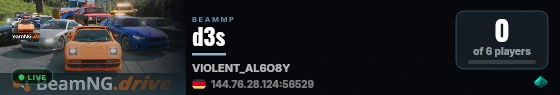 d3s live status badge