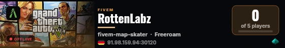 RottenLabz live status badge