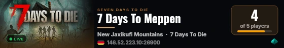 7 Days To Meppen live status badge