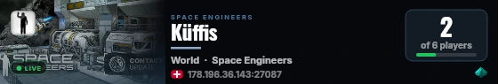 Küffis live status badge