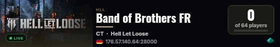 Band of Brothers FR live status badge