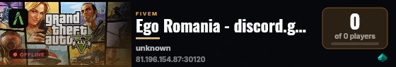 Ego Romania - discord.gg/egoro live status badge