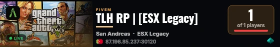 TLH RP | [ESX Legacy] live status badge