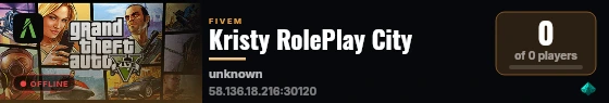 Kristy RolePlay City live status badge