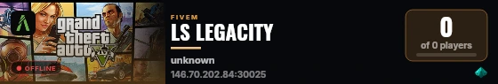 LS LEGACITY live status badge