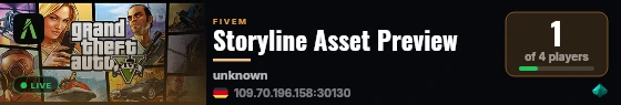 Storyline Asset Preview live status badge