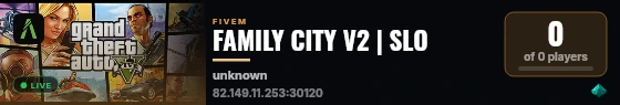 FAMILY CITY V2 | SLO live status badge