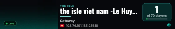 the isle viet nam -Le Huy Toan live status badge