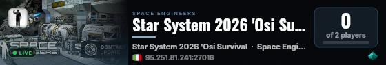 Star System 2026 'Osi Survival live status badge