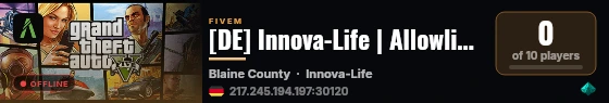 [DE] Innova-Life | Allowlist | Hard-Core live status badge