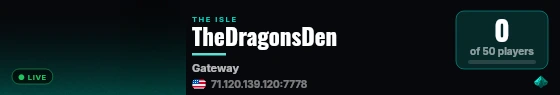 TheDragonsDen live status badge
