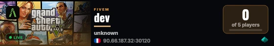 dev live status badge