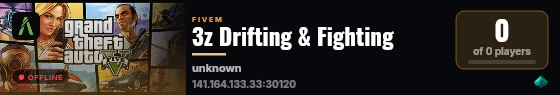 3z Drifting & Fighting live status badge