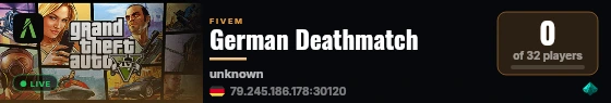 German Deathmatch live status badge