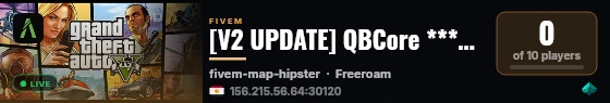 [V2 UPDATE] QBCore ******* 4.0 | Plixo Developpment live status badge