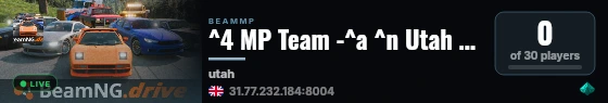 ^4 MP Team -^a ^n Utah [RU] live status badge