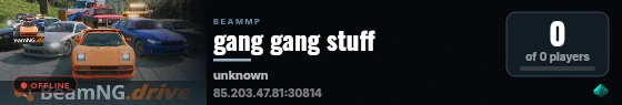 gang gang stuff live status badge