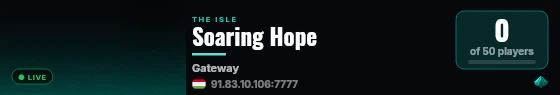 Soaring Hope live status badge