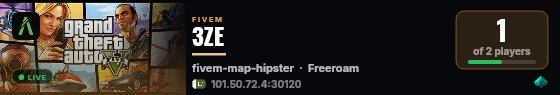 3ZE live status badge