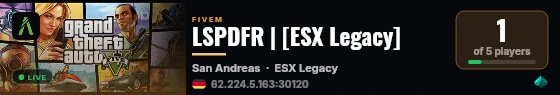 LSPDFR | [ESX Legacy] live status badge