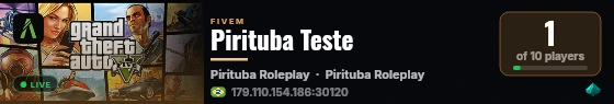 Pirituba Teste  live status badge