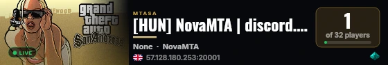 [HUN] NovaMTA | discord.gg/novagamesystem live status badge