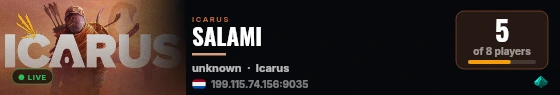 SALAMI live status badge