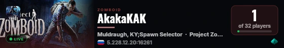 AkakaKAK live status badge