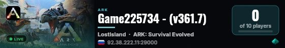 Game225734 - (v361.7) live status badge