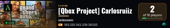 [Qbox Project] Carlosruiiz live status badge