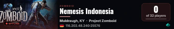 Nemesis Indonesia live status badge
