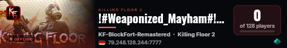 !#Weaponized_Mayham#!test live status badge