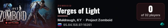 Verges of Light live status badge