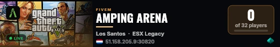 AMPING ARENA live status badge