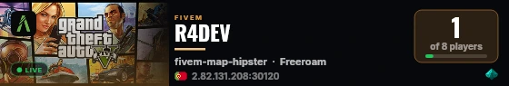 R4DEV live status badge