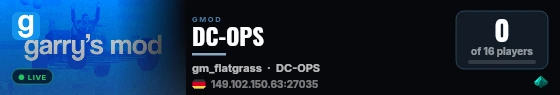 DC-OPS live status badge