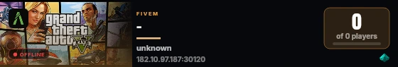 - live status badge