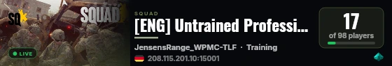 [ENG] Untrained Professionals | UP | EU | New Player Friendly | RAAS | AAS | Invasion live status badge