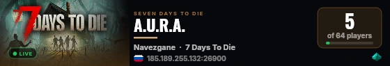 A.U.R.A. live status badge